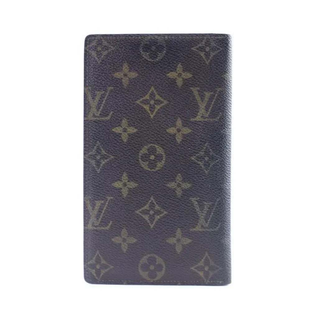 Louis Vuitton Monogram Long Bifold Check Wallet